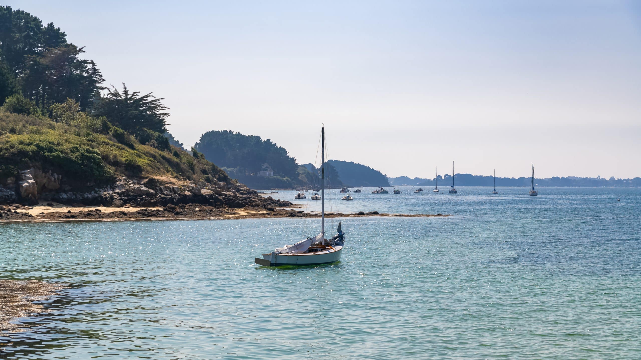 Bateau dans le Golf du Morbihan